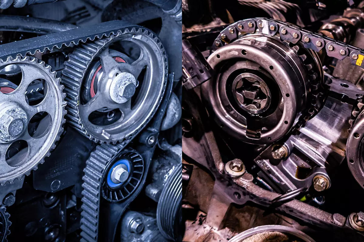 Timing chain and timing belt
